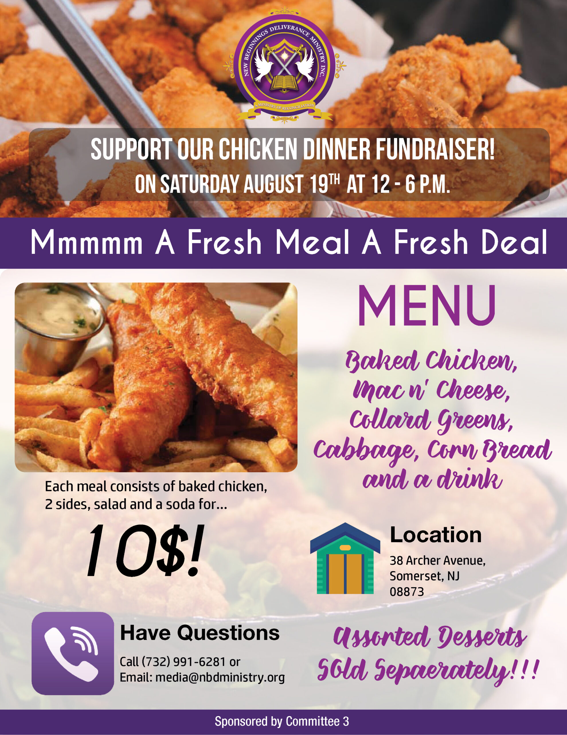 Chicken Dinner Fundraiser